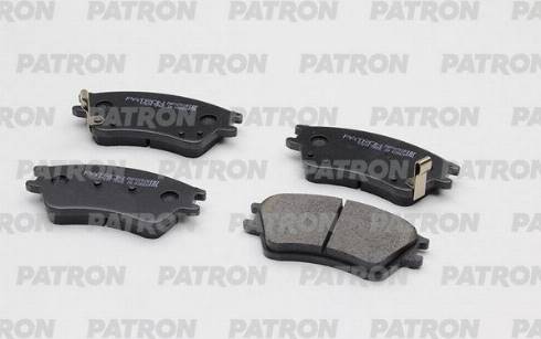 Patron PBP107KOR - Тормозные колодки, дисковые, комплект autospares.lv