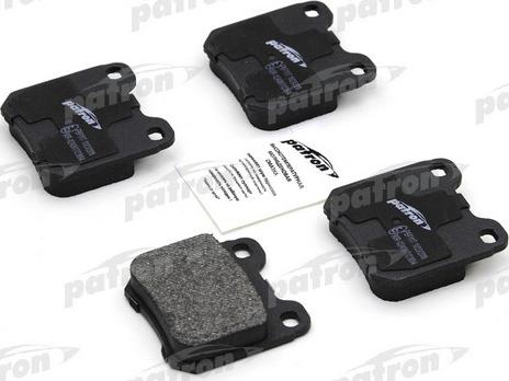 Patron PBP1117 - Тормозные колодки, дисковые, комплект autospares.lv