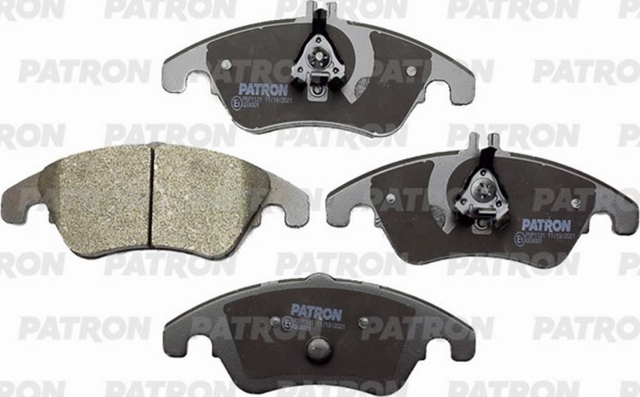 Patron PBP1121 - Тормозные колодки, дисковые, комплект autospares.lv