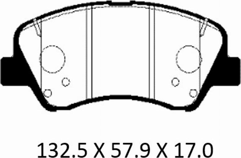 Patron PBP188KOR - Тормозные колодки, дисковые, комплект autospares.lv