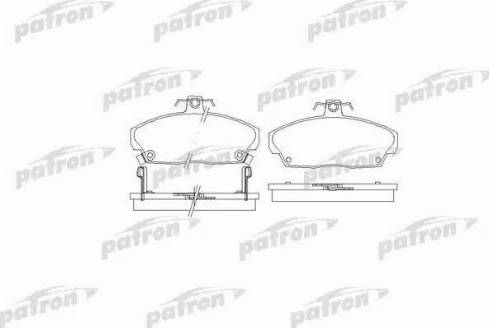 Patron PBP1291 - Тормозные колодки, дисковые, комплект autospares.lv