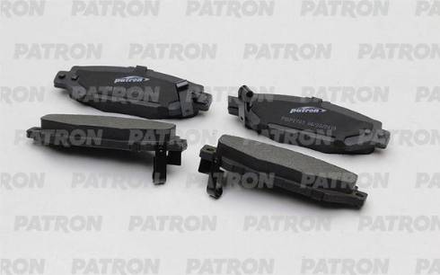Patron PBP1703 - Тормозные колодки, дисковые, комплект autospares.lv