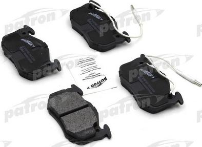 Patron PBP881 - Тормозные колодки, дисковые, комплект autospares.lv