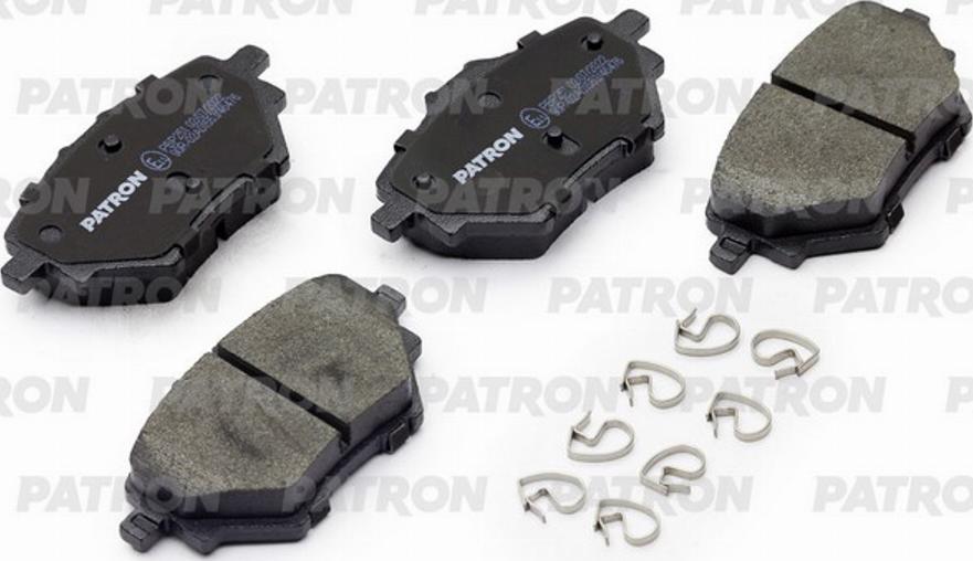 Patron PBP251 - Тормозные колодки, дисковые, комплект autospares.lv