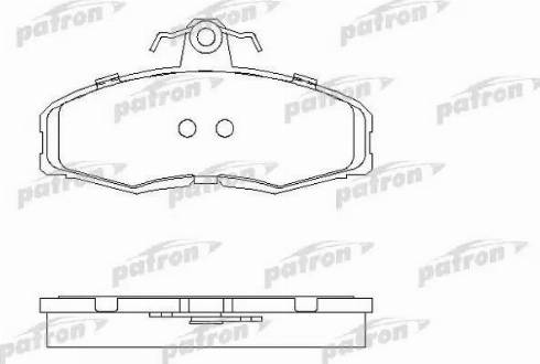 Patron PBP275 - Тормозные колодки, дисковые, комплект autospares.lv