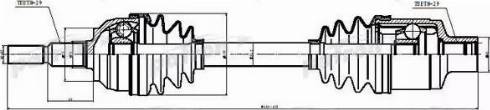 Patron PDS0622 - Приводной вал autospares.lv