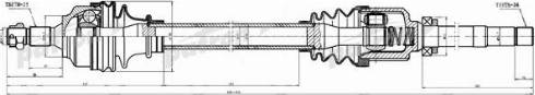 Patron PDS0283 - Приводной вал autospares.lv