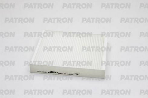 Patron PF2318KOR - Фильтр воздуха в салоне autospares.lv