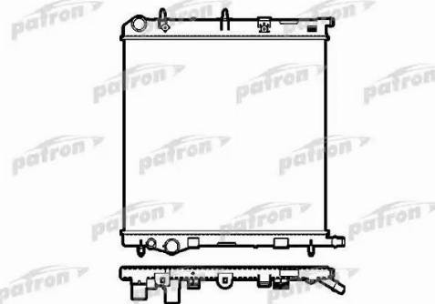 Patron PRS3033 - Радиатор, охлаждение двигателя autospares.lv