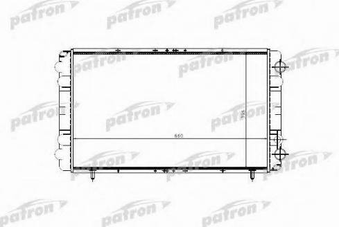 Patron PRS3200 - Радиатор, охлаждение двигателя autospares.lv