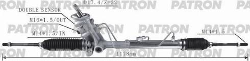 Patron PSG3057 - Рулевой механизм, рейка autospares.lv