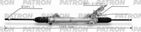 Patron PSG3112 - Рулевой механизм, рейка autospares.lv