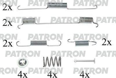 Patron PSRK0052 - Комплектующие, барабанный тормозной механизм autospares.lv