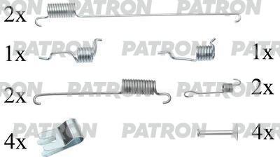 Patron PSRK0194 - Комплектующие, барабанный тормозной механизм autospares.lv