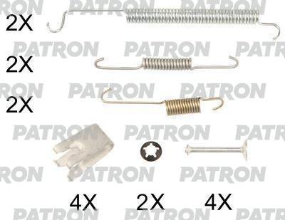 Patron PSRK0192 - Комплектующие, барабанный тормозной механизм autospares.lv