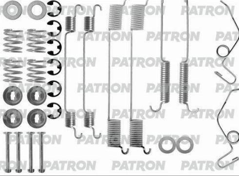 Patron PSRK0114 - Комплектующие, барабанный тормозной механизм autospares.lv