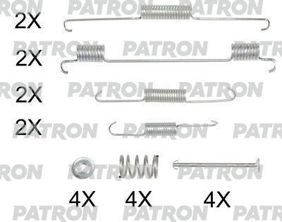 Patron PSRK0116 - Комплектующие, барабанный тормозной механизм autospares.lv