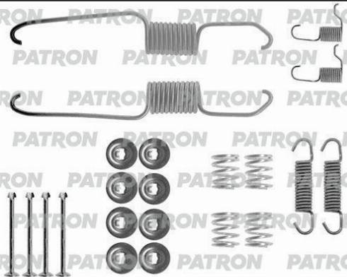 Patron PSRK0188 - Комплектующие, барабанный тормозной механизм autospares.lv