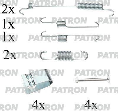 Patron PSRK0138 - Комплектующие, барабанный тормозной механизм autospares.lv