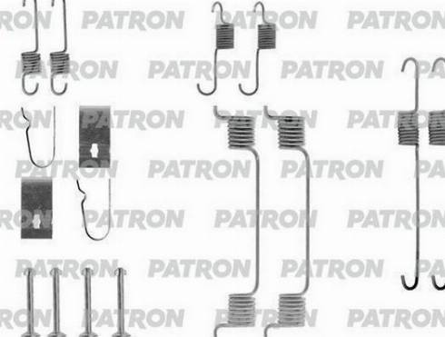 Patron PSRK0173 - Комплектующие, барабанный тормозной механизм autospares.lv