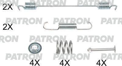 Patron PSRK0242 - Комплектующие, барабанный тормозной механизм autospares.lv