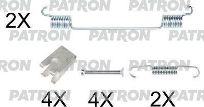 Patron PSRK0200 - Комплектующие, барабанный тормозной механизм autospares.lv