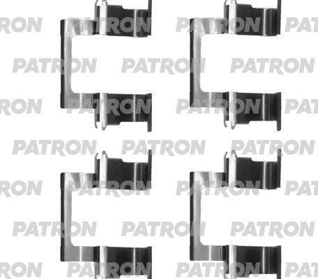 Patron PSRK1091 - Комплектующие для колодок дискового тормоза autospares.lv