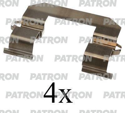 Patron PSRK1093 - Комплектующие для колодок дискового тормоза autospares.lv