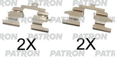 Patron PSRK1066 - Комплектующие для колодок дискового тормоза autospares.lv