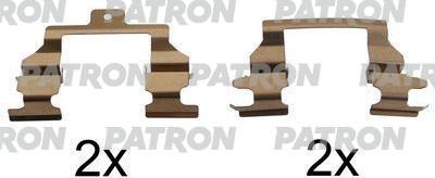 Patron PSRK1085 - Комплектующие для колодок дискового тормоза autospares.lv