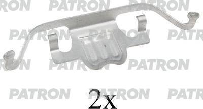 Patron PSRK1021 - Комплектующие для колодок дискового тормоза autospares.lv