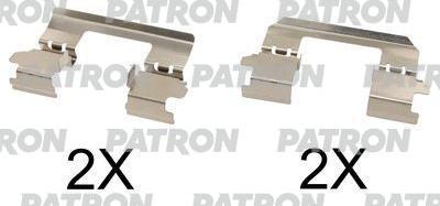 Patron PSRK1074 - Комплектующие для колодок дискового тормоза autospares.lv