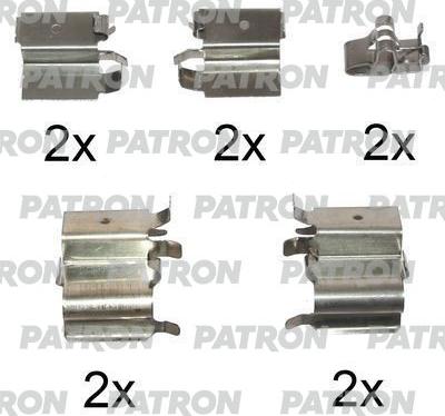 Patron PSRK1076 - Комплектующие для колодок дискового тормоза autospares.lv