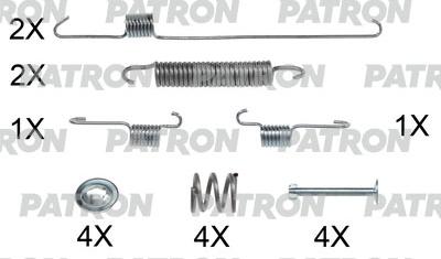 Patron PSRK1071 - Комплектующие, барабанный тормозной механизм autospares.lv