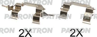 Patron PSRK1078 - Комплектующие для колодок дискового тормоза autospares.lv