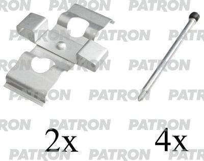 Patron PSRK1077 - Комплектующие для колодок дискового тормоза autospares.lv