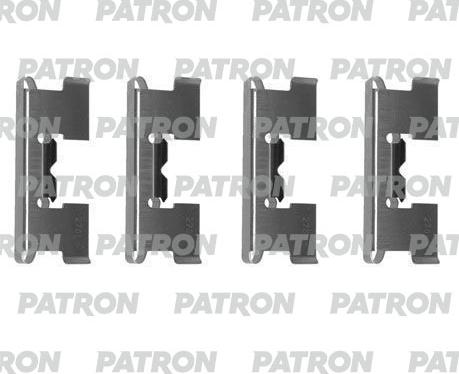 Patron PSRK1192 - Комплектующие для колодок дискового тормоза autospares.lv