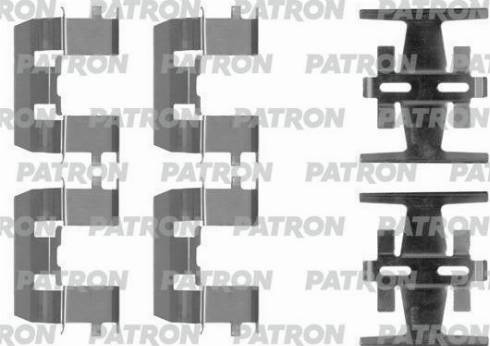 Patron PSRK1145 - Комплектующие для колодок дискового тормоза autospares.lv