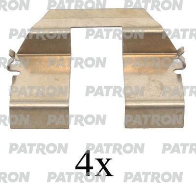 Patron PSRK1141 - Комплектующие для колодок дискового тормоза autospares.lv