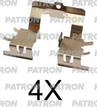 Patron PSRK1153 - Комплектующие для колодок дискового тормоза autospares.lv