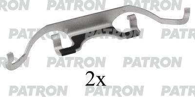 Patron PSRK1163 - Комплектующие для колодок дискового тормоза autospares.lv