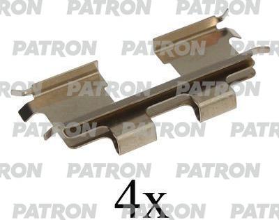 Patron PSRK1107 - Комплектующие для колодок дискового тормоза autospares.lv