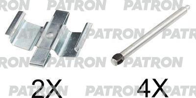 Patron PSRK1185 - Комплектующие для колодок дискового тормоза autospares.lv