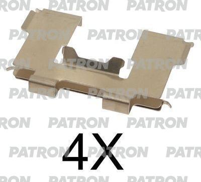 Patron PSRK1186 - Комплектующие для колодок дискового тормоза autospares.lv