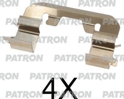 Patron PSRK1139 - Комплектующие для колодок дискового тормоза autospares.lv