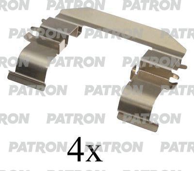 Patron PSRK1126 - Комплектующие для колодок дискового тормоза autospares.lv