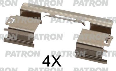 Patron PSRK1346 - Комплектующие для колодок дискового тормоза autospares.lv