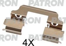 Patron PSRK1317 - Комплектующие для колодок дискового тормоза autospares.lv