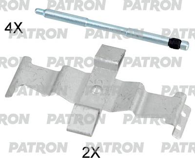 Patron PSRK1296 - Комплектующие для колодок дискового тормоза autospares.lv