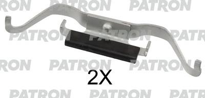 Patron PSRK1291 - Комплектующие для колодок дискового тормоза autospares.lv